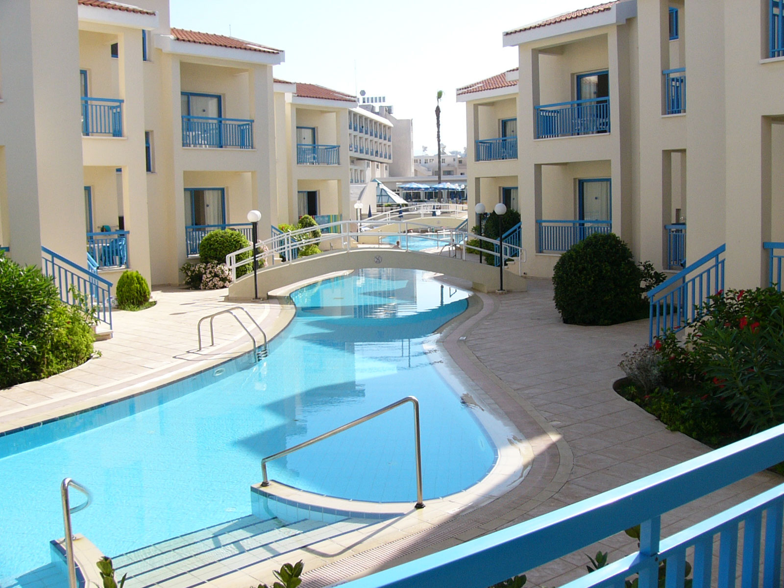 Kissos Hotel Paphos Cyprus Lazy River Lagoon Swimming Pool 